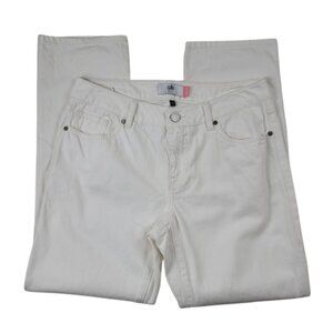 Cabi Vintage White Boyfriend Jeans Women's Size 4 Denim Casual Straight Leg